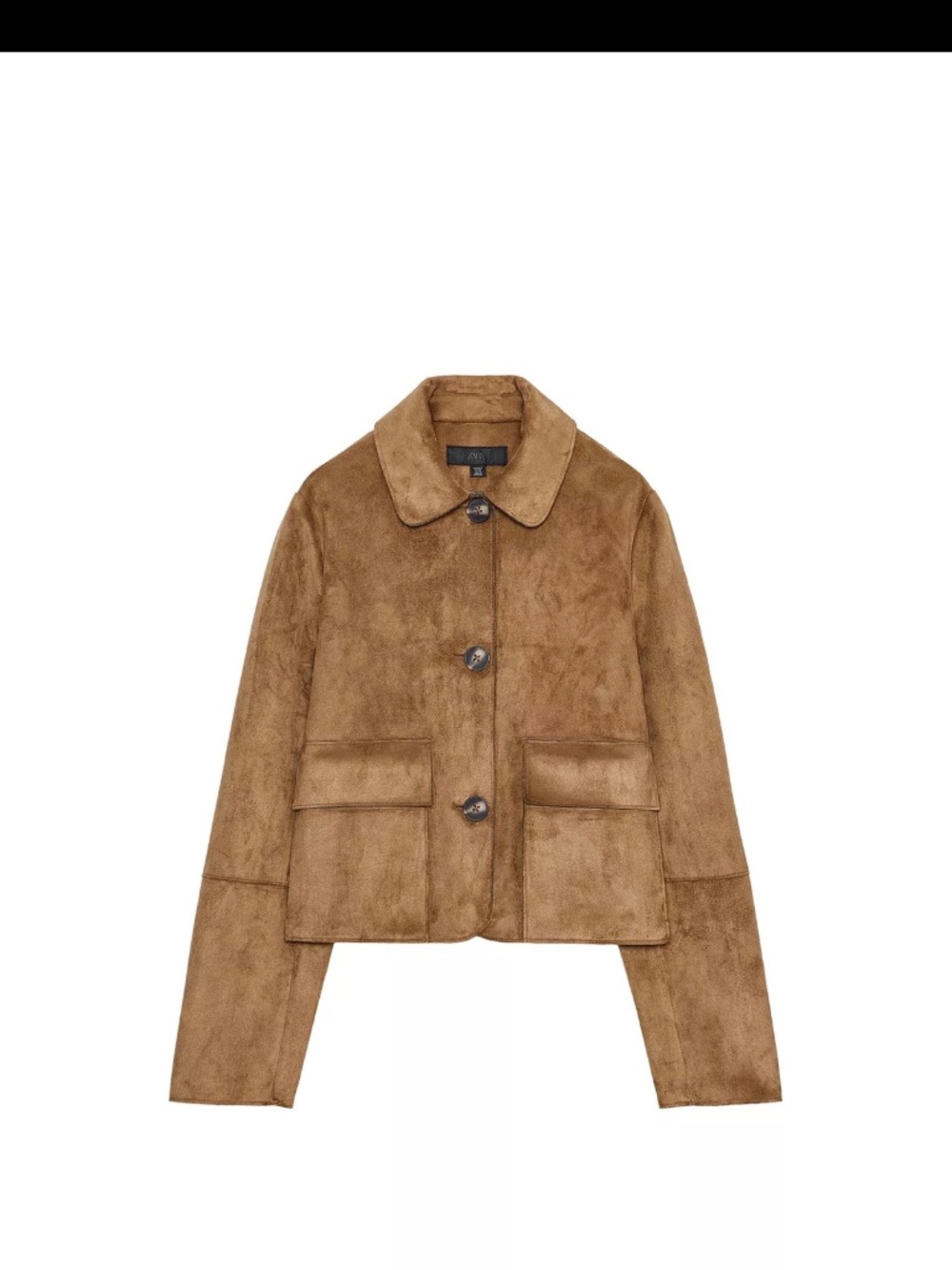 ZARA TAN SUEDE JACKET